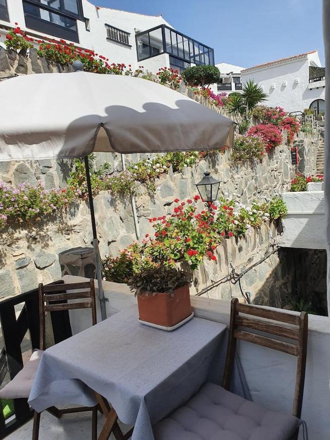Very Romantic Seaview Apartment Patalavaca Mogan With Warm Pool ภายนอก รูปภาพ