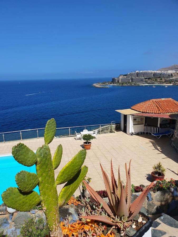 Very Romantic Seaview Apartment Patalavaca Mogan With Warm Pool ภายนอก รูปภาพ
