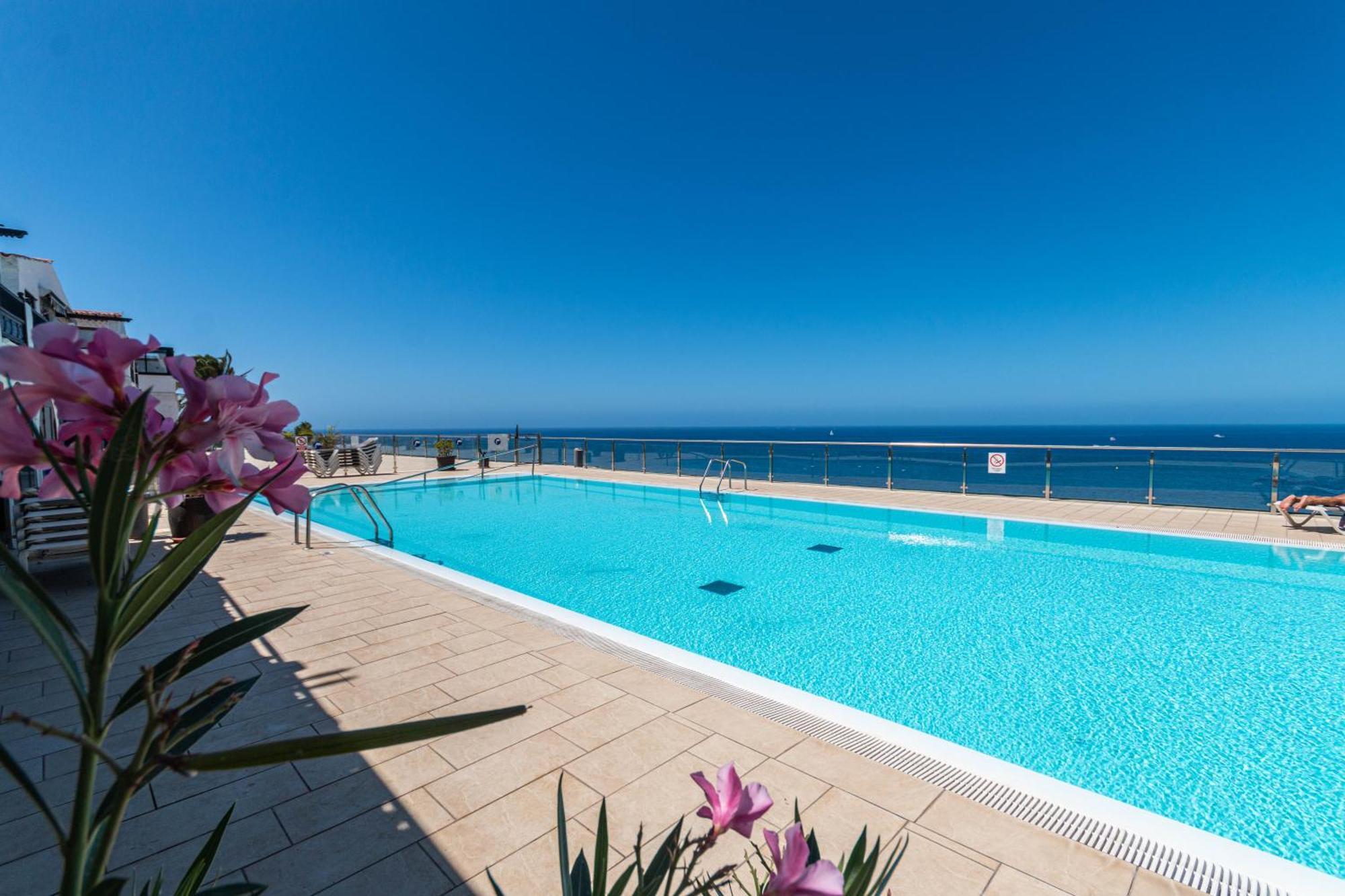 Very Romantic Seaview Apartment Patalavaca Mogan With Warm Pool ภายนอก รูปภาพ