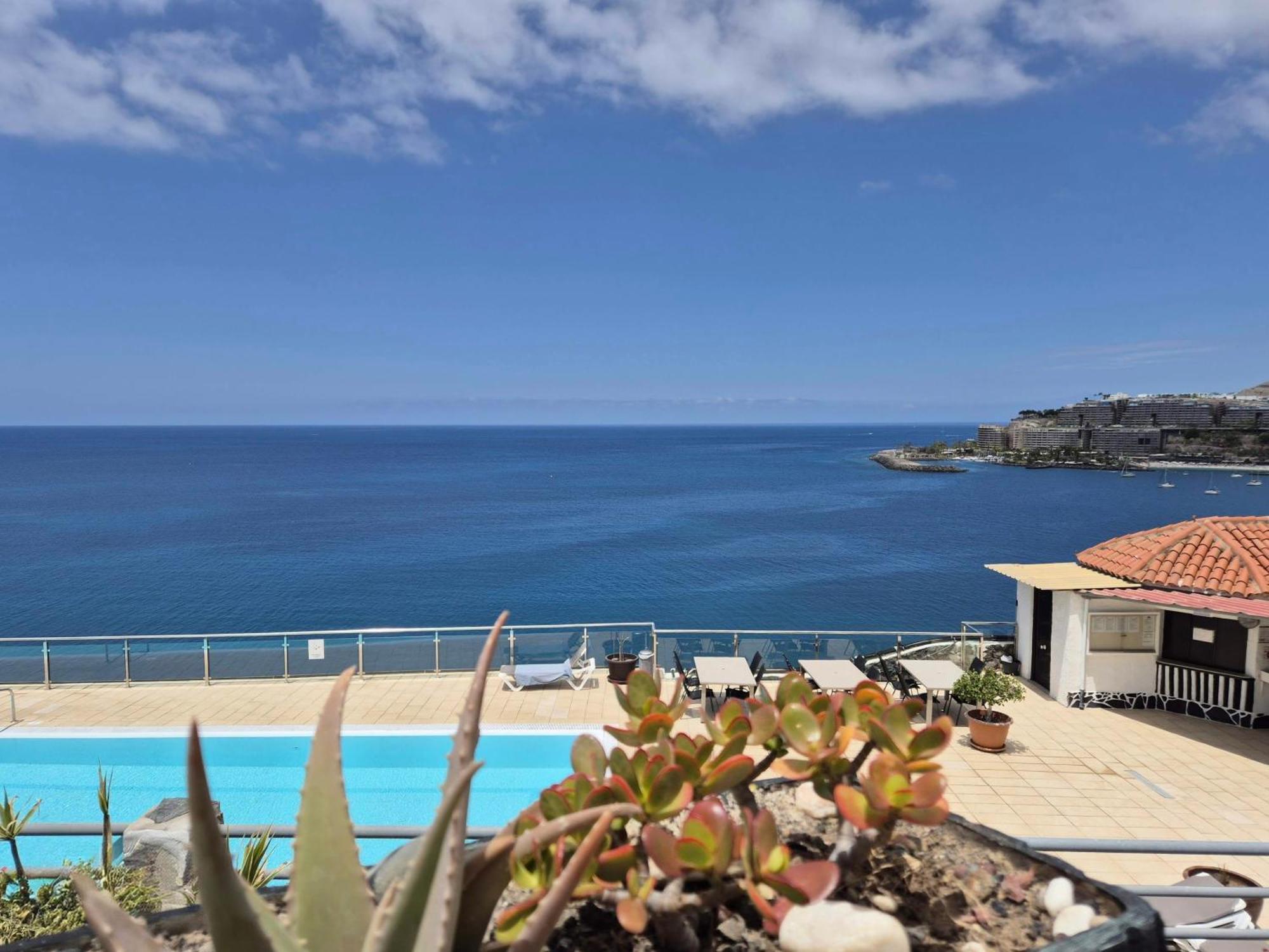 Very Romantic Seaview Apartment Patalavaca Mogan With Warm Pool ภายนอก รูปภาพ